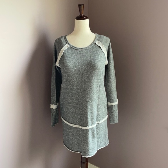 mts Dresses & Skirts - mts Sweatshirt dress Raw hem and edges with pockets
Women’s size M - Medium